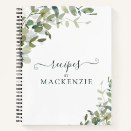 Eukalyptus Botanisches Rezept Notizbuch