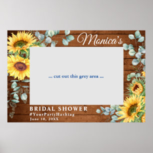 Eukalyptus-Brautparty-Foto Poster