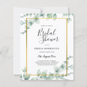 Eukalyptus BRAUTPARTY Greenery Gold QR C