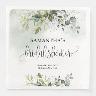 Eukalyptus-Brautparty Serviette