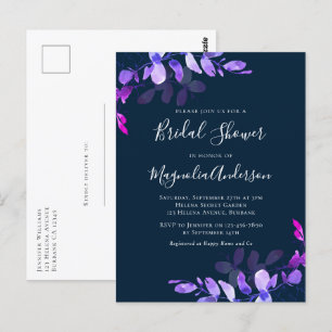 Eukalyptus Bridal Dusche Einladung Postkarte