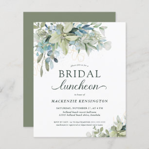Eukalyptus Bridal Luncheon Einladung