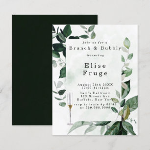 Eukalyptus Brunch & Bubbly Einladung