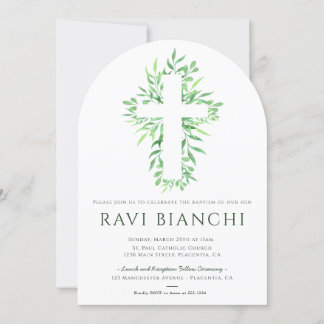 Eukalyptus Christening Greenery Taufe Einladung