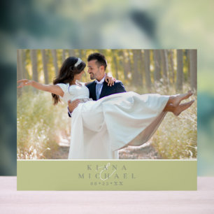 Eukalyptus Color Tones Wedding Foto Green ID901 Acrylschild
