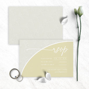 Eukalyptus Color Tones Wedding V1H Green ID901 RSVP Karte