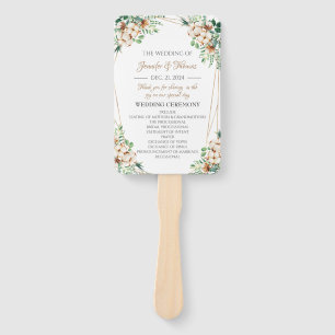 Eukalyptus & Cotton: Minimalistische Hochzeitserie Fächer