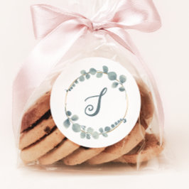 Eukalyptus Custom Text Monogram Sticker