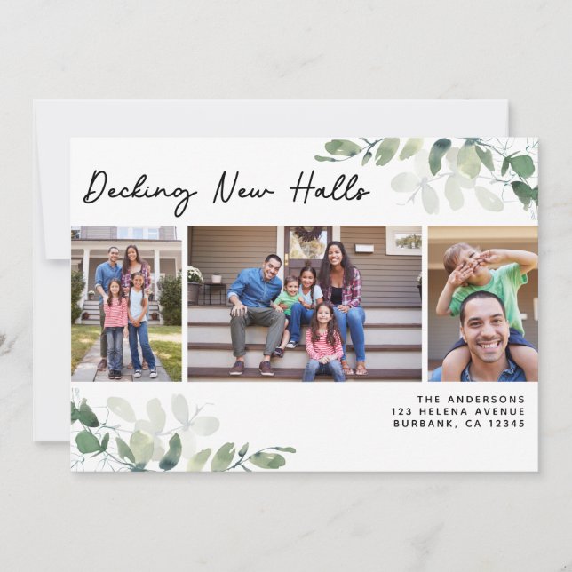 Eukalyptus Decking New Halls Veränderung der Adres Ankündigung (Vorderseite)