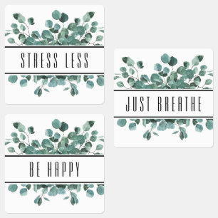 Eukalyptus Essential Oil Roller Flaschenetiketten Etiketten