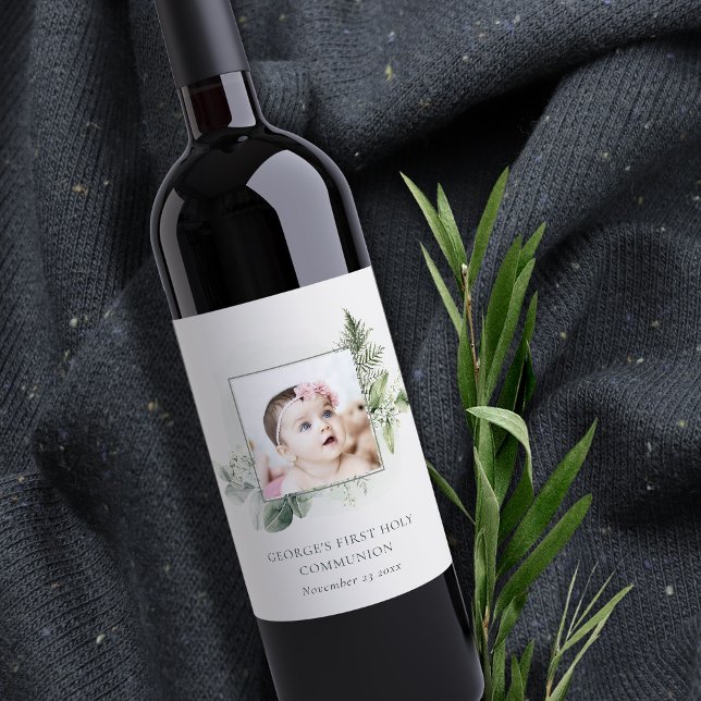 Eukalyptus Fern Foliage Foto Erste Heilige Kommune Weinetikett (Von Creator hochgeladen)