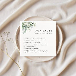 Eukalyptus floral 5 Fun Fakten Hochzeit Serviette