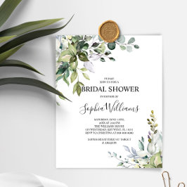 Eukalyptus Floral Bridal Dusche Einladung