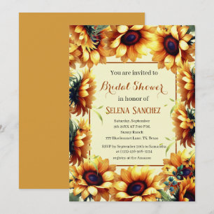 Eukalyptus floral Bride Brautparty Einladung