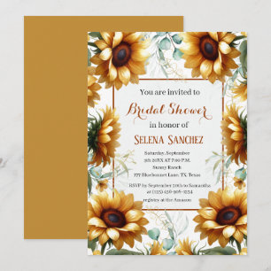 Eukalyptus floral Bride Brautparty Einladung