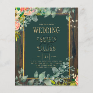 Eukalyptus FLORAL WEDD Rustic Lace INVI Flyer