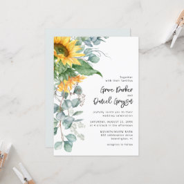 Eukalyptus floral Wedding Einladung