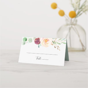 Eukalyptus Floral Wedding Platzkarte