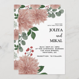 Eukalyptus floral Wedding Save The Date