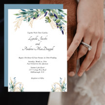 Eukalyptus floral Wedding Summer Watercolor