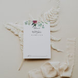 Eukalyptus Floral Wedding Well wünscht Hinweiskarte<br><div class="desc">Diese zeitgenössische eukalyptus floral Hochzeit auch Wünsche Beratung Karte ist ideal für eine einfache Hochzeit. Das Design zeichnet sich durch Aquarellfarben, lila, rot, bordo und bordeauxfarbene zauberhafte Ponys mit grünen Eukalyptus-Blätter, inspirierend künstlerische Schönheit. Diese Karten sind ideal für Hochzeiten, Brautparty, Babydusche, Graduiertenfest u.v.m. Personalisieren Sie die Karten mit den Namen...</div>