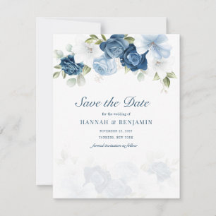 Eukalyptus florale Aquarellfarben Save the Date Bl