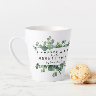 Eukalyptus Folia Kaffee A Day Monogram Milchtasse