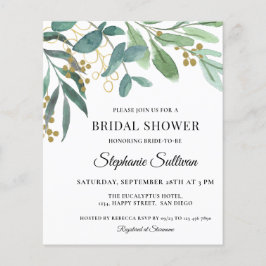 Eukalyptus Foliage Bridal Dusche Einladung