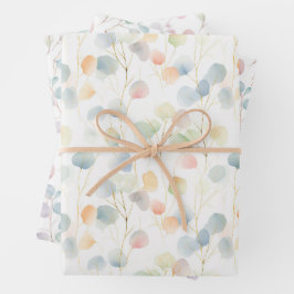 Eukalyptus Foliage Geschenkpapier Set
