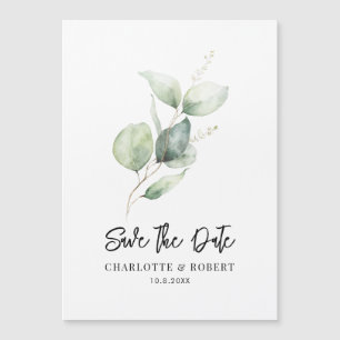 Eukalyptus Foliage Greenery Save the Date Magneteinladung