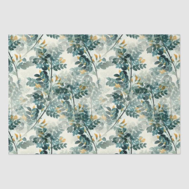 Eukalyptus Foliage Seidenpapier (Vorderseite)