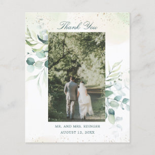 Eukalyptus-Foto-Budget-Hochzeit-Dankeskarten