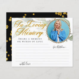 Eukalyptus-Foto eine Gedächtnisbeererkarte teilen