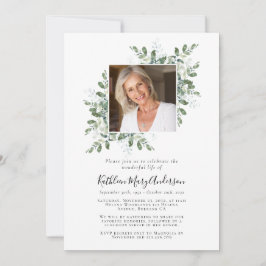 Eukalyptus-Foto - Gedenkfeier Einladung