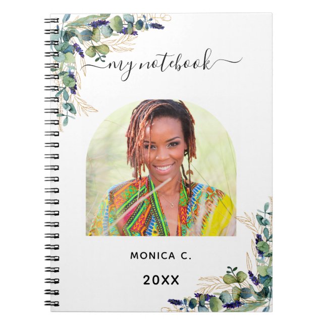 Eukalyptus-Foto Notizblock (Vorderseite)