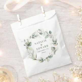 Eukalyptus-Gastgeschenk für Hochzeiten Geschenktütchen