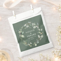 Eukalyptus-Gastgeschenk für Hochzeiten
