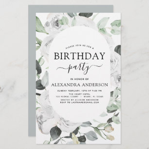 Eukalyptus Geburtstagspartei Blumenkohl-Rose