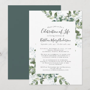 Eukalyptus-Gedenkfeier Einladung