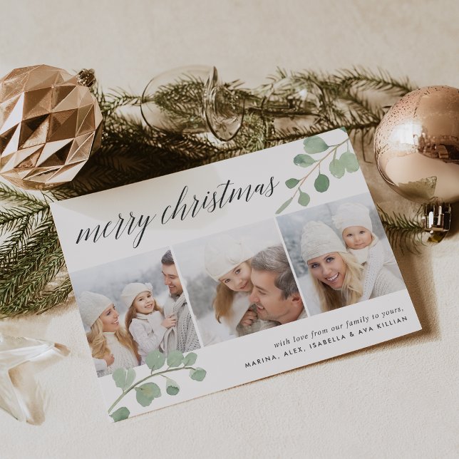 Eukalyptus-Gemälde | Foto Collage Urlaubskarte Feiertagskarte (Von Creator hochgeladen)