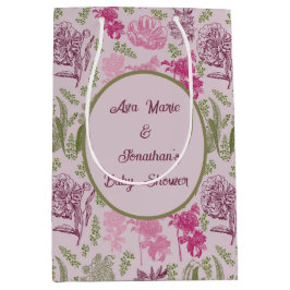 Eukalyptus-Girl-Babydusche Mittlere Geschenktüte