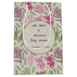 Eukalyptus-Girl-Babydusche Mittlere Geschenktüte