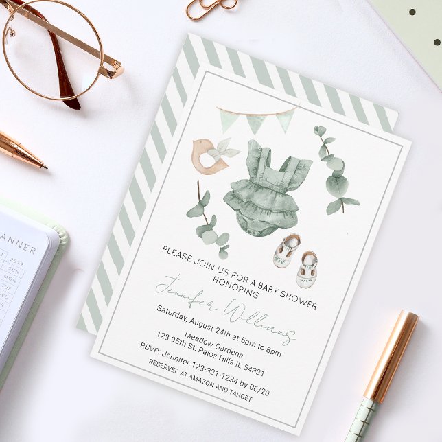 Eukalyptus-Girl-Dusche Einladung (Von Creator hochgeladen)