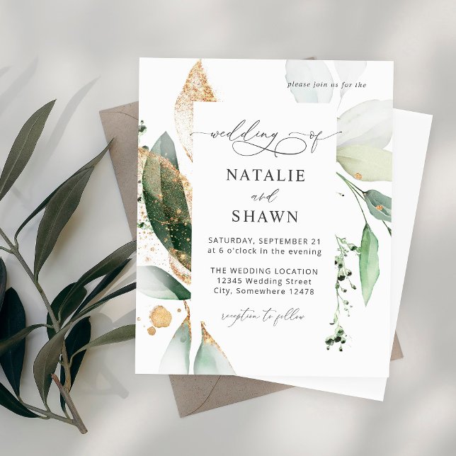 Eukalyptus Glow Gold Wedding (Von Creator hochgeladen)