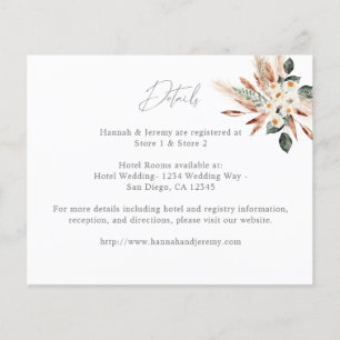 Eukalyptus Glow Gold Wedding Flyer