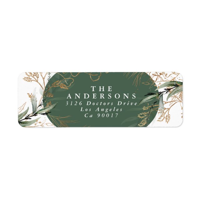 Eukalyptus Gold Botanischer Eukalyptus Moderne Was (Vorne)