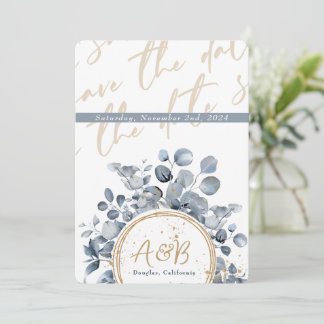Eukalyptus Gold Glitzer - Code 01 Einladung