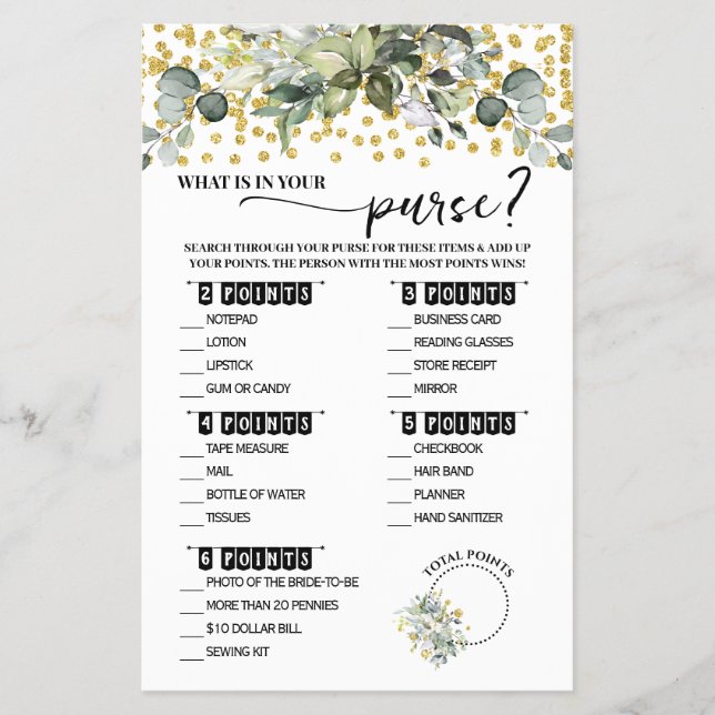 Eukalyptus Gold Was ist in der puristischen Duschs Flyer (Vorne)