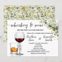 Eukalyptus Gold Whiskey & Wine Couples Dusche