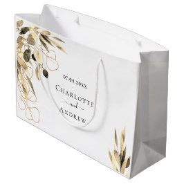 Eukalyptus golden names Hochzeit im Herbst Große Geschenktüte